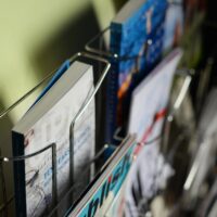 学習塾の教室案内冊子のデザイン制作
